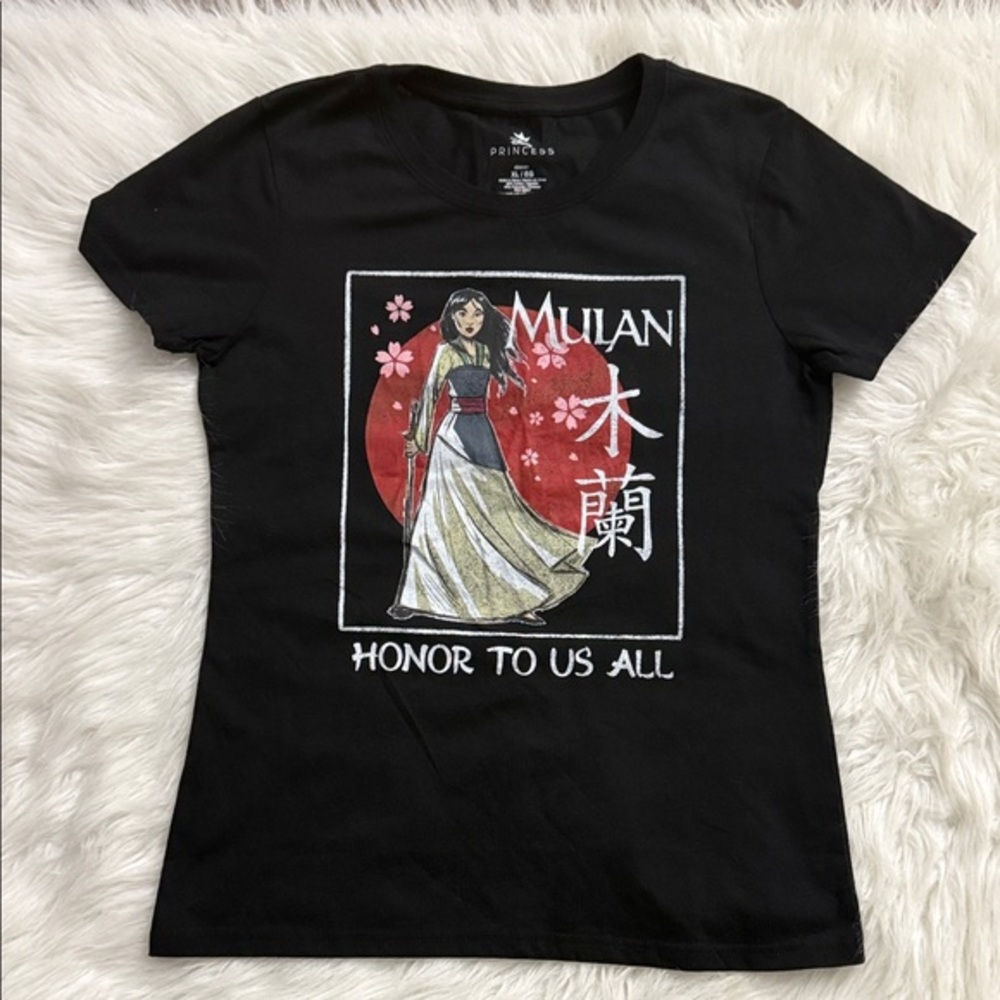 Mulan Black Graphic Tee